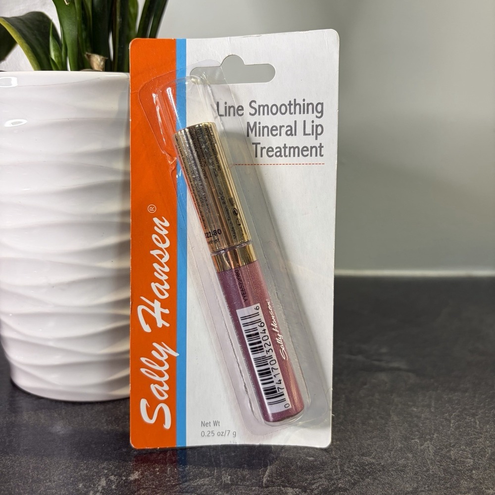 NEW‎ Sally Hansen Line Smoothing Mineral Lip  Treatment AMETHYST Full Sz RETIRED